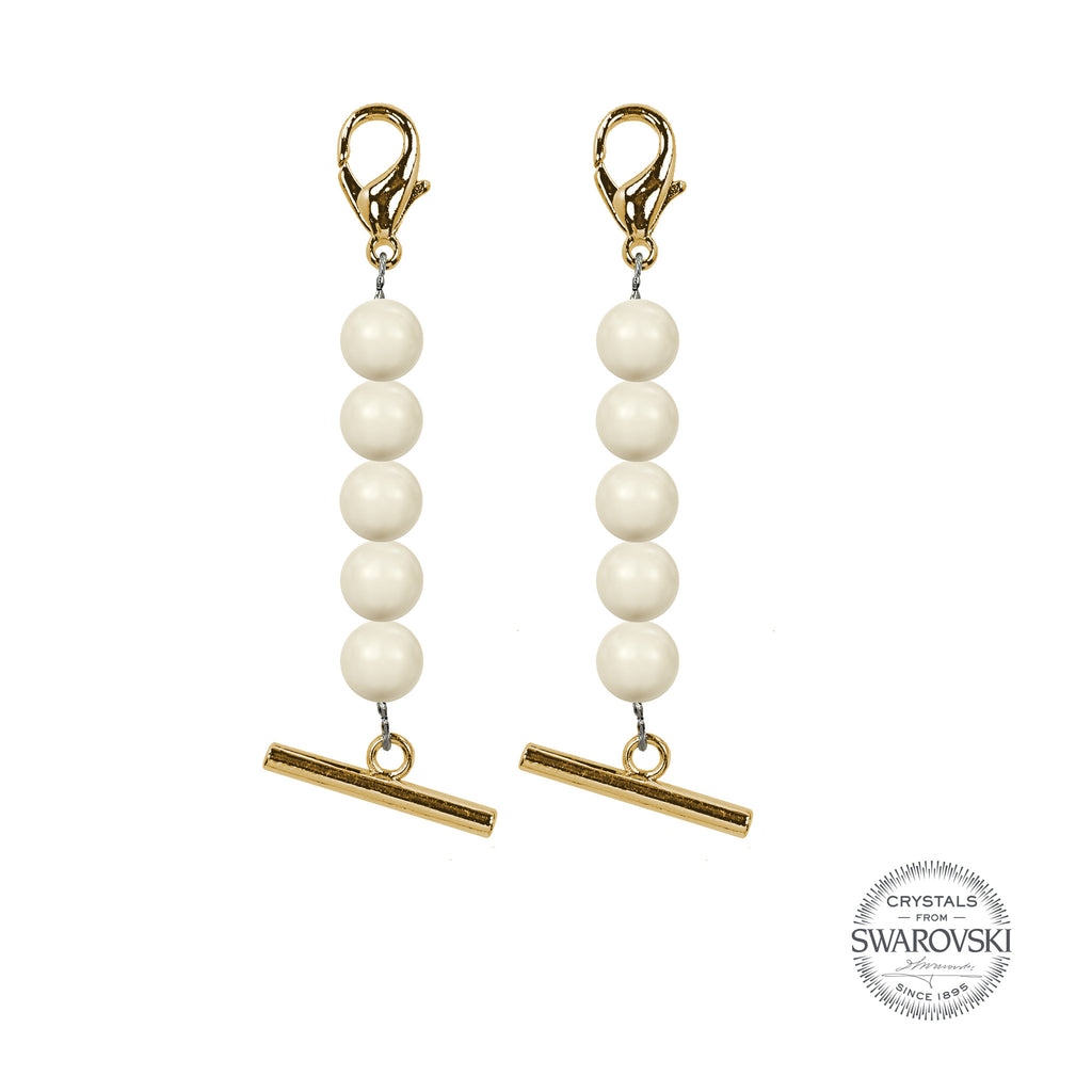 SWAROVSKI PEARLS CHAIN - CREAM - Luxtrada