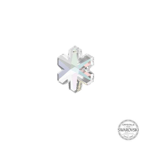 SWAROVSKI SNOWFLAKE CRYSTAL CHARM - AURORE BOREALE - Luxtrada