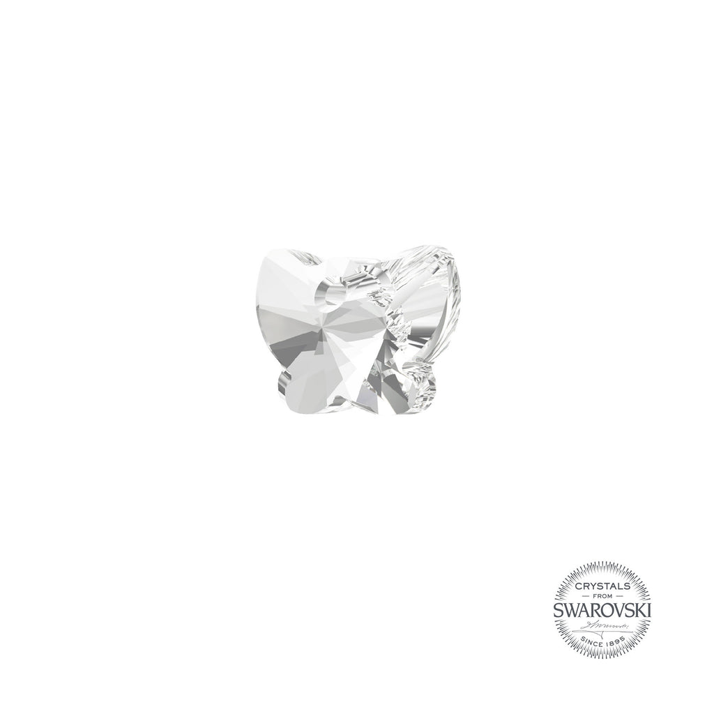 SWAROVSKI BUTTERFLY CRYSTAL CHARM - CRYSTAL - Luxtrada