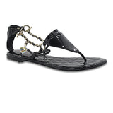 CICI ATHENA BIKINI SANDAL - BLACK - Luxtrada