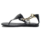 CICI ATHENA BIKINI SANDAL - BLACK - Luxtrada
