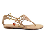 CICI ATHENA BIKINI SANDAL - NUDE - Luxtrada