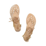 CICI ATHENA BIKINI SANDAL - NUDE - Luxtrada