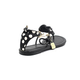 CICI BELLO BIKINI SANDAL - BLACK POLKA DOTS - Luxtrada