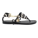 CICI BELLO BIKINI SANDAL - BLACK/WHITE - Luxtrada