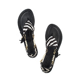 CICI BELLO BIKINI SANDAL - BLACK/WHITE - Luxtrada
