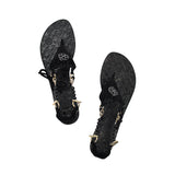 CICI COSMO BIKINI SANDAL - BLACK - Luxtrada