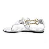 CICI HERA BIKINI SANDAL - SILVER - Luxtrada