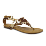 CICI SAFARI BIKINI SANDAL - GIRAFFE - Luxtrada