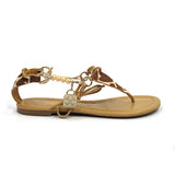 CICI SAFARI BIKINI SANDAL - GIRAFFE - Luxtrada