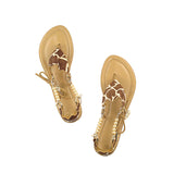 CICI SAFARI BIKINI SANDAL - GIRAFFE - Luxtrada