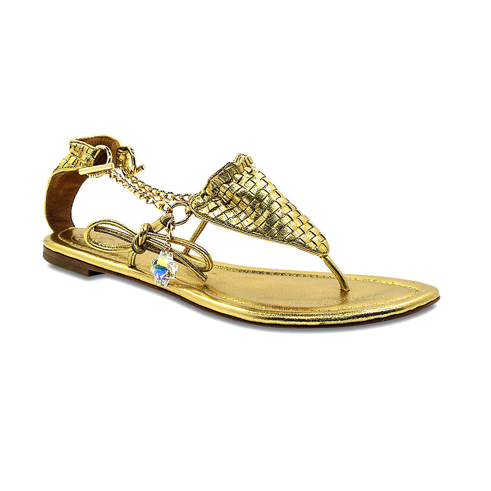 CICI THEIA BIKINI SANDAL - GOLD - Luxtrada