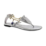 CICI THEIA BIKINI SANDAL - SILVER - Luxtrada