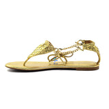 CICI THEIA BIKINI SANDAL - GOLD - Luxtrada