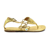 CICI THEIA BIKINI SANDAL - GOLD - Luxtrada