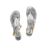 CICI THEIA BIKINI SANDAL - SILVER - Luxtrada