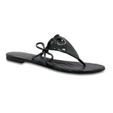 PURE DIAMOND BIKINI THONG - BLACK - Luxtrada