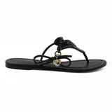 SICILY PRINCESS BIKINI THONG - BLACK - Luxtrada