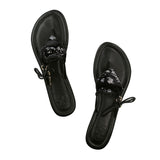 SICILY PRINCESS BIKINI THONG - BLACK - Luxtrada