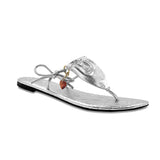 SICILY GLORY BIKINI THONG - SILVER - Luxtrada