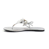 SICILY GLORY BIKINI THONG - SILVER - Luxtrada