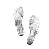 SICILY GLORY BIKINI THONG - SILVER - Luxtrada