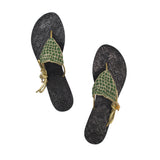 SICILY VICTORIAN BIKINI THONG - JADE - Luxtrada