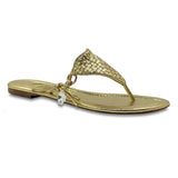 SICILY REIGN BIKINI THONG - GOLD - Luxtrada