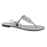 SICILY REIGN BIKINI THONG - SILVER - Luxtrada
