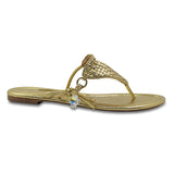 SICILY REIGN BIKINI THONG - GOLD - Luxtrada