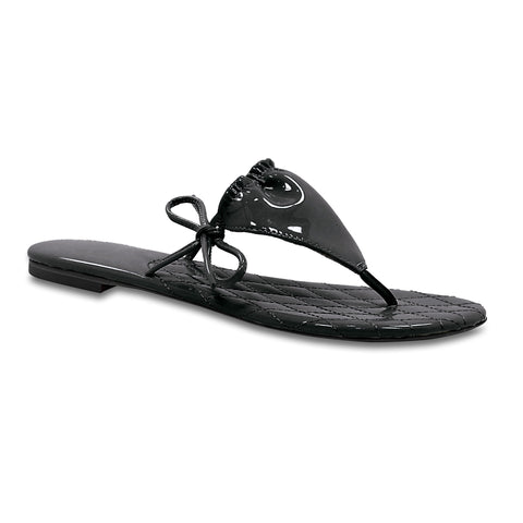 PURE DIAMOND BIKINI THONG - BLACK