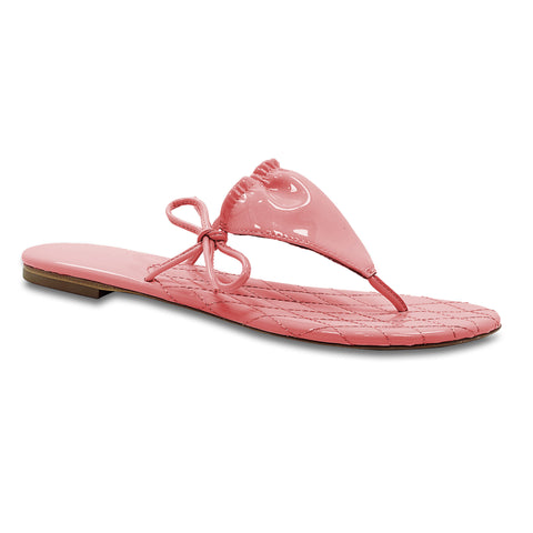 PURE DIAMOND BIKINI THONG - CORAL