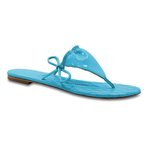 PURE DIAMOND BIKINI THONG - TURQUOISE