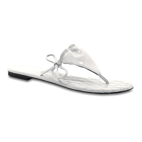 PURE DIAMOND BIKINI THONG - ANGEL WHITE