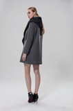 Wool Coat With Lace - Luxtrada