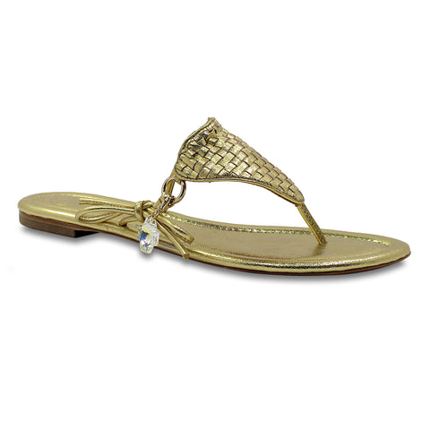SICILY REIGN BIKINI THONG - GOLD